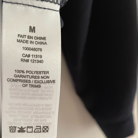 Navy blouse with button detail - Picture 4 of 4